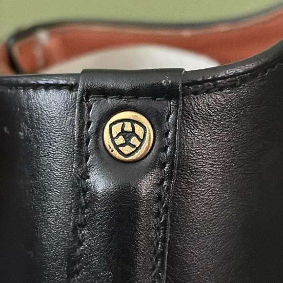 ARIAT Black Leather Boots Sz 8 WIDE Medalist Performance Dress Equestrian Riding - Picture 12 of 16